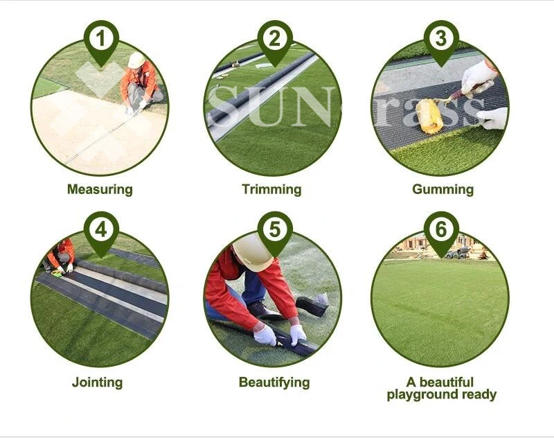 40mm Landscape Leisure Artificial Grass Synthetic Grass Fake Grass Garden Grass for Decoration